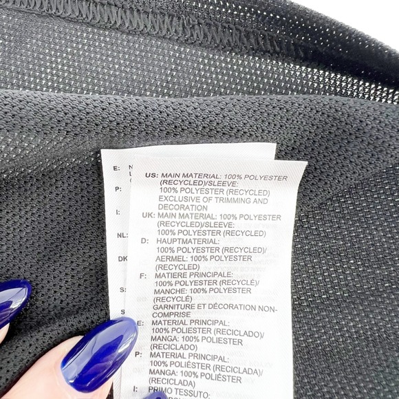 NWT Adidas Women's Running T-Shirt AEROREADY UltimaTee Knit Black Medium - Picture 5 of 5